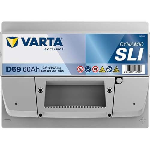 Акумулятор Varta Dynamic SLI 12В 60Аг 540А R+ (560409054)