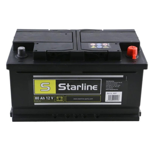 Акумулятор Starline 12В 80А·год 740А R+ (BA SL 80P)