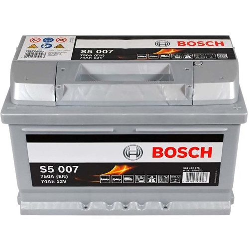 Акумулятор Bosch S4 12В 74А·год 750А R+ (0 092 S50 070)