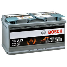 Акумулятор Bosch S5 AGM 12В 95А·год 850А R+ (0 092 S5A 130)