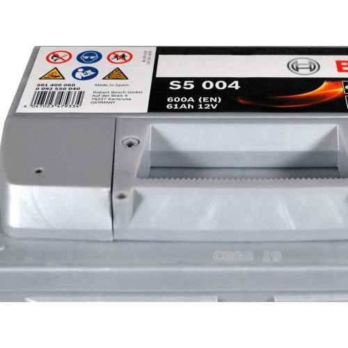 Акумулятор Bosch S5 12В 61А·год 600А R+ (0 092 S50 040)