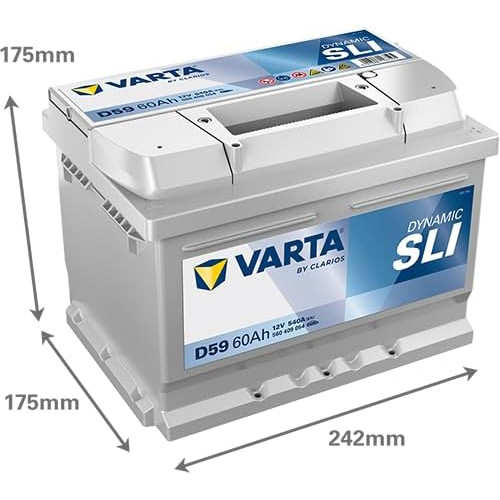 Акумулятор Varta Dynamic SLI 12В 60Аг 540А R+ (560409054)