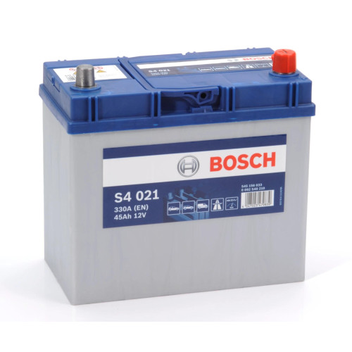 Акумулятор Bosch S4 12В 45А·год 330А R+ товстий конус (EN Euro) (0 092 S40 210)