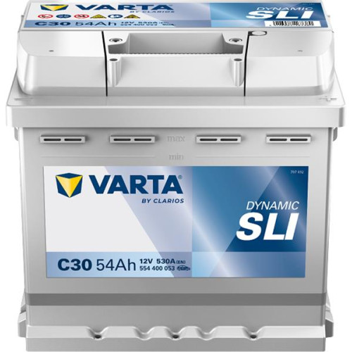 Акумулятор Varta Dynamic SLI 12В 54Аг 530А R+ (554400053)