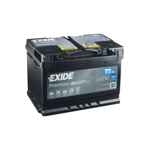 Акумулятор Exide Premium 12В 77А·год 760А R+ (EA770)