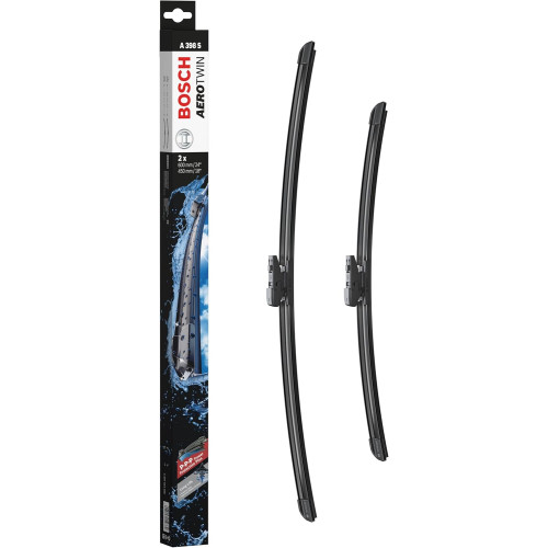 Склоочисник BOSCH Aerotwin безкаркасний комплект 600/450мм (3 397 014 398)