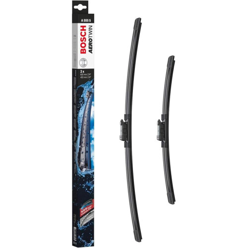 Склоочисник BOSCH Aerotwin безкаркасний комплект 600/400мм (3 397 007 555)