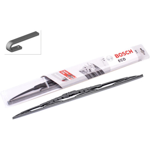 Склоочисник BOSCH Eco каркасний 500мм під гачок (3 397 004 670)