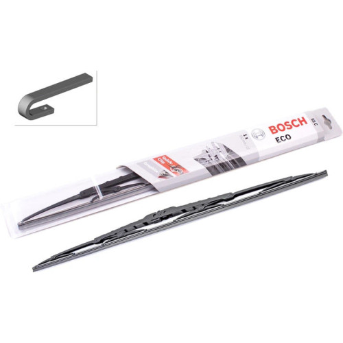 Склоочисник BOSCH Eco каркасний 550мм під гачок (3 397 004 672)