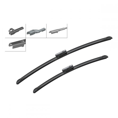 Склоочисник BOSCH Aerotwin Multi Clip безкаркасний комплект 600/475мм (3 397 007 462)