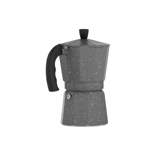 Гейзерна кавоварка ARDESTO Gemini Molise, 0.4л, 9 чашок, алюміній, сірий
