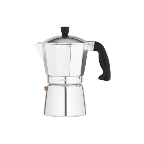 Гейзерна кавоварка ARDESTO Gemini Cremona, 0.24л, 6 чашок, алюміній