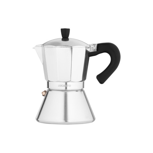 Гейзерна кавоварка ARDESTO Gemini Piemonte, 0.45л, 9 чашок, алюміній