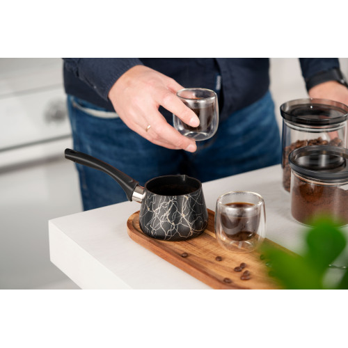 Турка ARDESTO Black Mars, 0.25л, алюміній, бакеліт, чорний