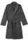Халат чоловічий ARDESTO Stripe, розмір M/L, 100% поліестер, сірий