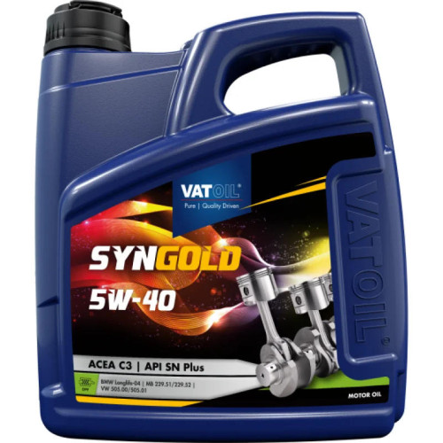 Олива моторна VATOIL SynGold 5W-40 4л (11-4) (50011)