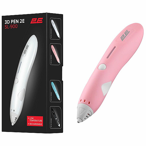 Ручка 3D 2E SL_900, PCL, Aкб 500mAh, рожевий