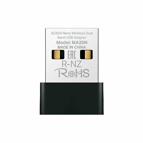 Адаптер WiFi MERCUSYS MA20 AC650, USB