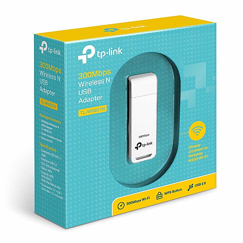 Адаптер WiFi TP-LINK TL-WN821N N300, USB