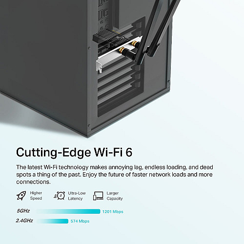 Адаптер WiFi TP-LINK Archer TX20E AX1800, PCI-Express x1, BT5.2