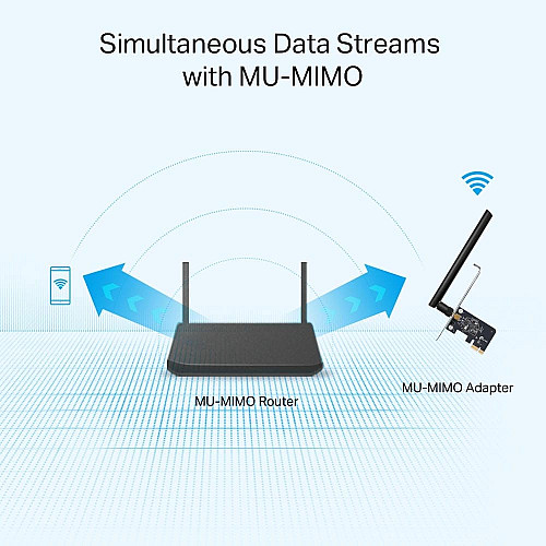 Адаптер WiFi TP-LINK Archer T2E AC600, PCI-Express x1