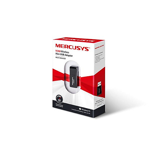 Адаптер WiFi MERCUSYS MW300UM N300, USB