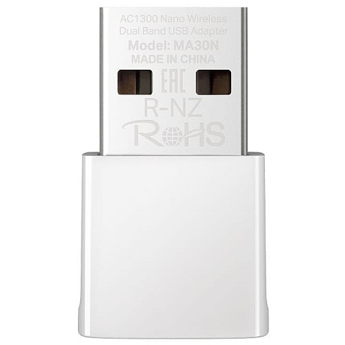 Адаптер WiFi MERCUSYS MA30N AC1300, USB
