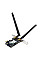 Адаптер WiFi ASUS PCE-BE6500 BE6500, PCI-Express x1, BT5.4