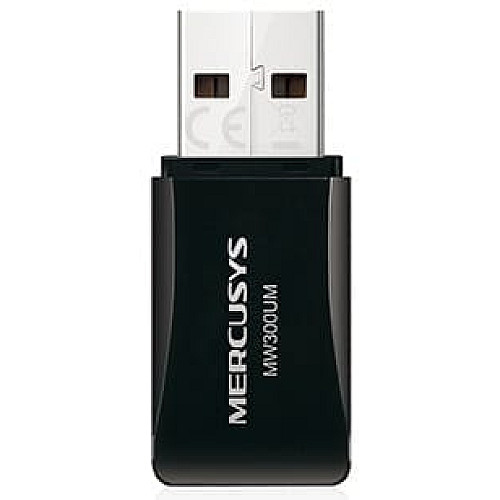 Адаптер WiFi MERCUSYS MW300UM N300, USB