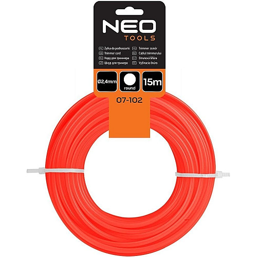 Ліска косильна Neo Tools 2.4мм 15м