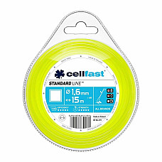 Леска косильная Cellfast квадрат 1.6x15м