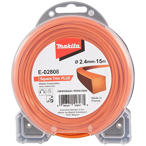 Ліска косильна Makita 2.4мм 15м