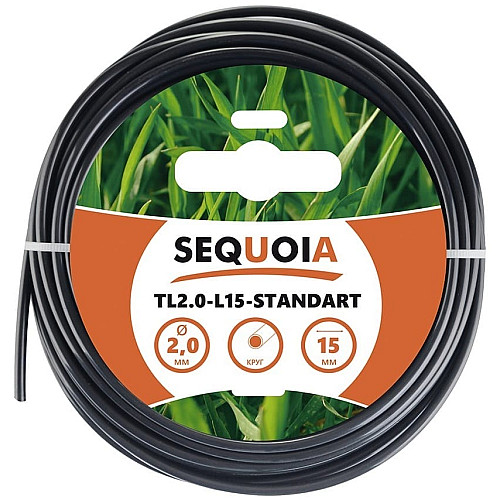 Ліска косильна SEQUOIA TL2.0-L15-Standart 2.0мм 15м кругла
