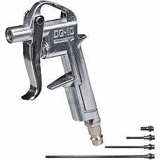 Пістолет продувний Einhell з насадками 20/50/95/220мм, 8бар, 4шт, 0.2кг