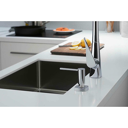 Дозатор для мийних засобів Hansgrohe A71, 500мл, сталевий