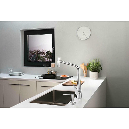 Дозатор для мийних засобів Hansgrohe A71, 500мл, сталевий