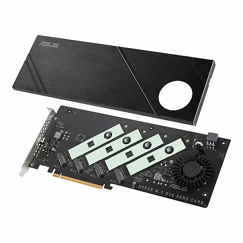 Плата адаптер PCIe ASUS Hyper M.2 X16 PCIe 5.0 Expansion Card GEN 5