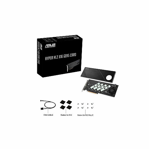 Плата адаптер PCIe ASUS Hyper M.2 X16 PCIe 5.0 Expansion Card GEN 5