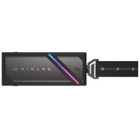 Портативний корпус ASUS для SSD ROG STRIX AIOLOS PCIe NVMe M.2 2230/2242/2260/2280 USB Type-C 3.2 Gen 2x2 ARGB чорний