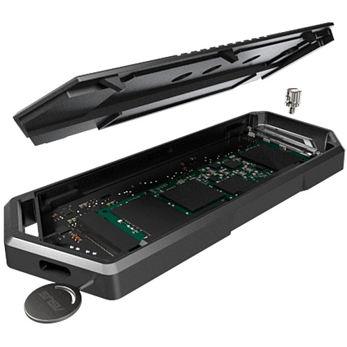 Портативний корпус ASUS для SSD ROG STRIX ARION ESD-S1C/BLK/G/AS PCIe NVMe M.2 2230/2242/2260/2280 USB Type-C 3.2 Gen 2x1