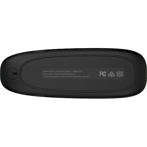 Портативний корпус ASUS для SSD COBBLE/BLK/G/AS/ESD-A1A/BLK/G/ PCIe NVMe M.2 2230/2242/2260/2280 USB Type-C 3.2 Gen 2x1 чорний