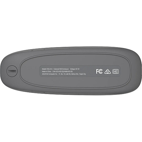 Портативний корпус ASUS для SSD COBBLE/GRAY/G/AS/ESD-A1A /GRAY/G/ PCIe NVMe M.2 2230/2242/2260/2280 USB Type-C 3.2 Gen 2x1 сірий