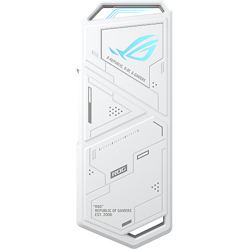 Портативний корпус ASUS для SSD ROG STRIX ARION ESD-S1C/WHT/G/AS PCIe NVMe M.2 2230/2242/2260/2280 USB Type-C 3.2 Gen 2x1 білий