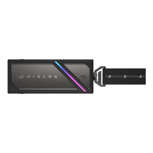 Портативний корпус ASUS для SSD ROG STRIX AIOLOS PCIe NVMe M.2 2230/2242/2260/2280 USB Type-C 3.2 Gen 2x2 ARGB чорний