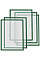 Рамки магнітні A4 зелені Magnetofix Frame Green Set