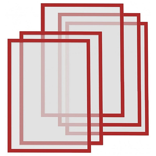 Рамки магнитные A4 красные Magnetofix Frame Red Set
