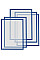 Рамки магнітні A4 сині Magnetofix Frame Blue Set