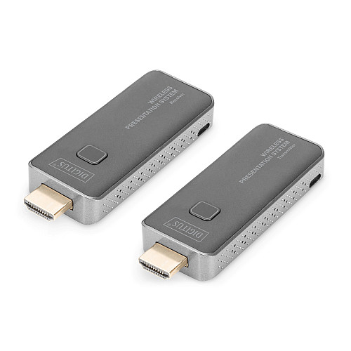 Система для презентацій DIGITUS Click & Present Mini - Wireless Collaboration System HDMI, 1xTX, 1xRX