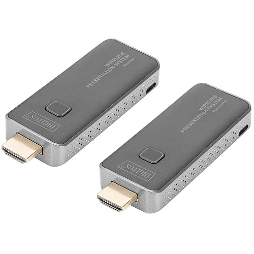 Система для презентацій DIGITUS Click & Present Mini - Wireless Collaboration System HDMI, 1xTX, 1xRX
