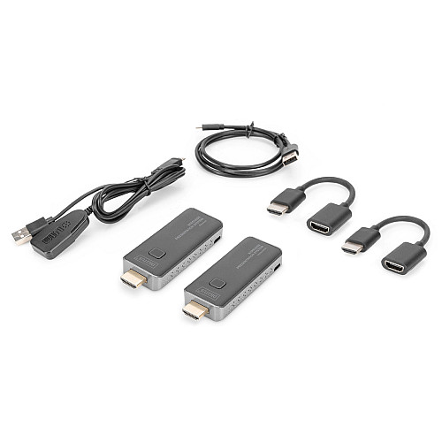 Система для презентацій DIGITUS Click & Present Mini - Wireless Collaboration System HDMI, 1xTX, 1xRX